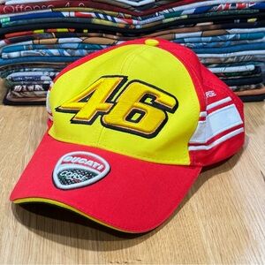 Vintage DUCATI CORSE VALENTINO ROSSI VR46 MOTOGP The Doctor Hat Cap